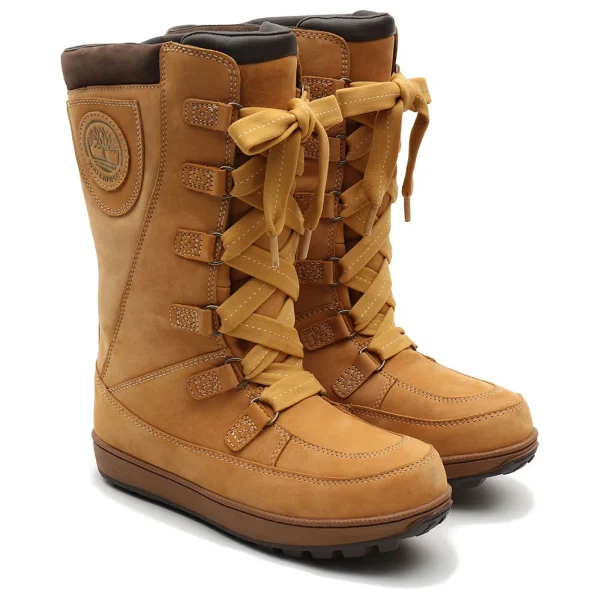 Coupon 🎁 Ski Adulte Timberland Timberland Mukluk 8 Waterproof Lace Up Junior BEIGE 💯 3