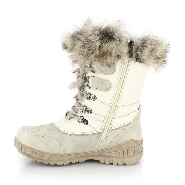 Promo ❤️ Montagne Femme Kimberfeel Bottes De Neige Delmos BLANC 😍 4