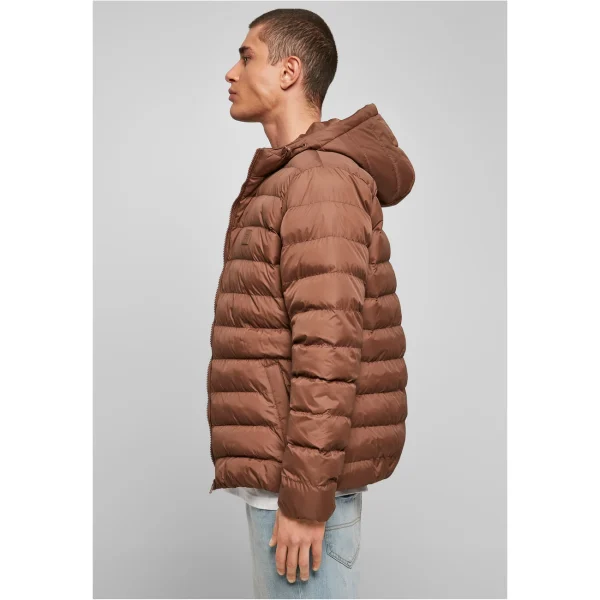 Meilleure vente ⌛ Mode- Lifestyle Homme Urban Classics Doudoune Urban Classics Basic Bubble Gt MARRON ✨ 3