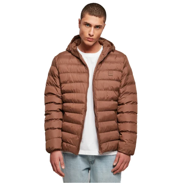 Meilleure vente ⌛ Mode- Lifestyle Homme Urban Classics Doudoune Urban Classics Basic Bubble Gt MARRON ✨ 4
