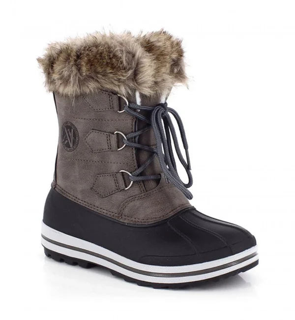 Meilleure vente 🤩 Montagne Enfant Kimberfeel Bottes De Neige Adriana2 GRIS ✔️ 5