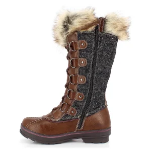 Sortie 🔔 Montagne Femme Kimberfeel Bottes De Neige Sissi MARRON 🥰 16