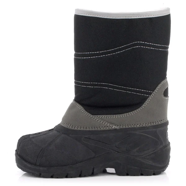 Vente flash 🎁 Montagne Enfant Kimberfeel Bottes De Neige Pluton NOIR ✨ 6