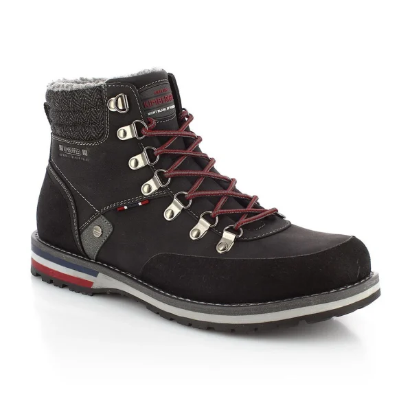 Les meilleures critiques de ❤️ Montagne Homme Kimberfeel Chaussures D’hiver Simon NOIR 🔥 1