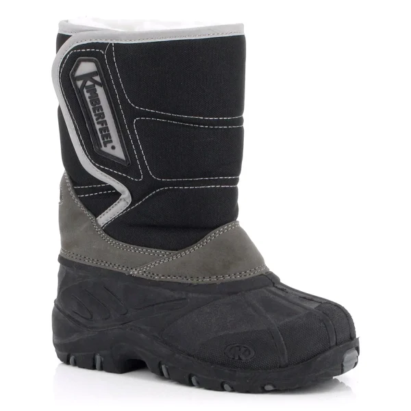 Vente flash 🎁 Montagne Enfant Kimberfeel Bottes De Neige Pluton NOIR ✨ 4